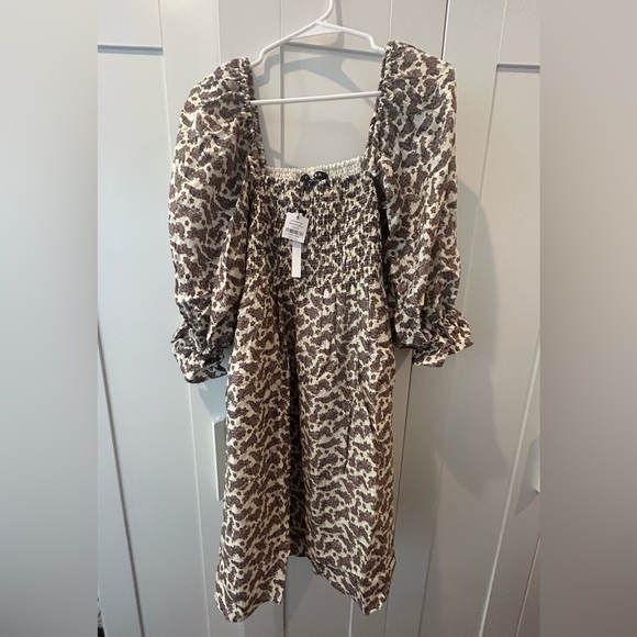 CAARA Portia Paisley Ruffle Trim Mini Dress - US Women’s Size XL - Picture 4 of 7